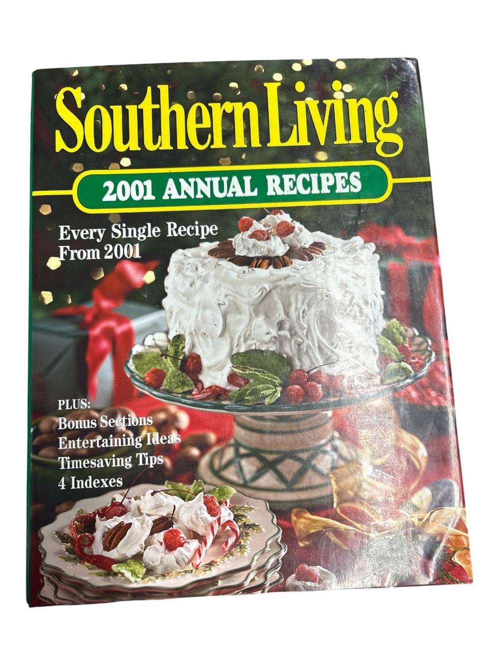 Southern Living 2001 Annual Recipe Cookbook vintage w/jacket over hardcover book